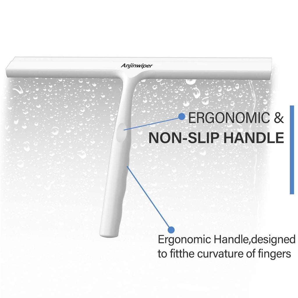Fensterwischer mit Halterung (Perfekt für Dusche, Fenster,Glas)