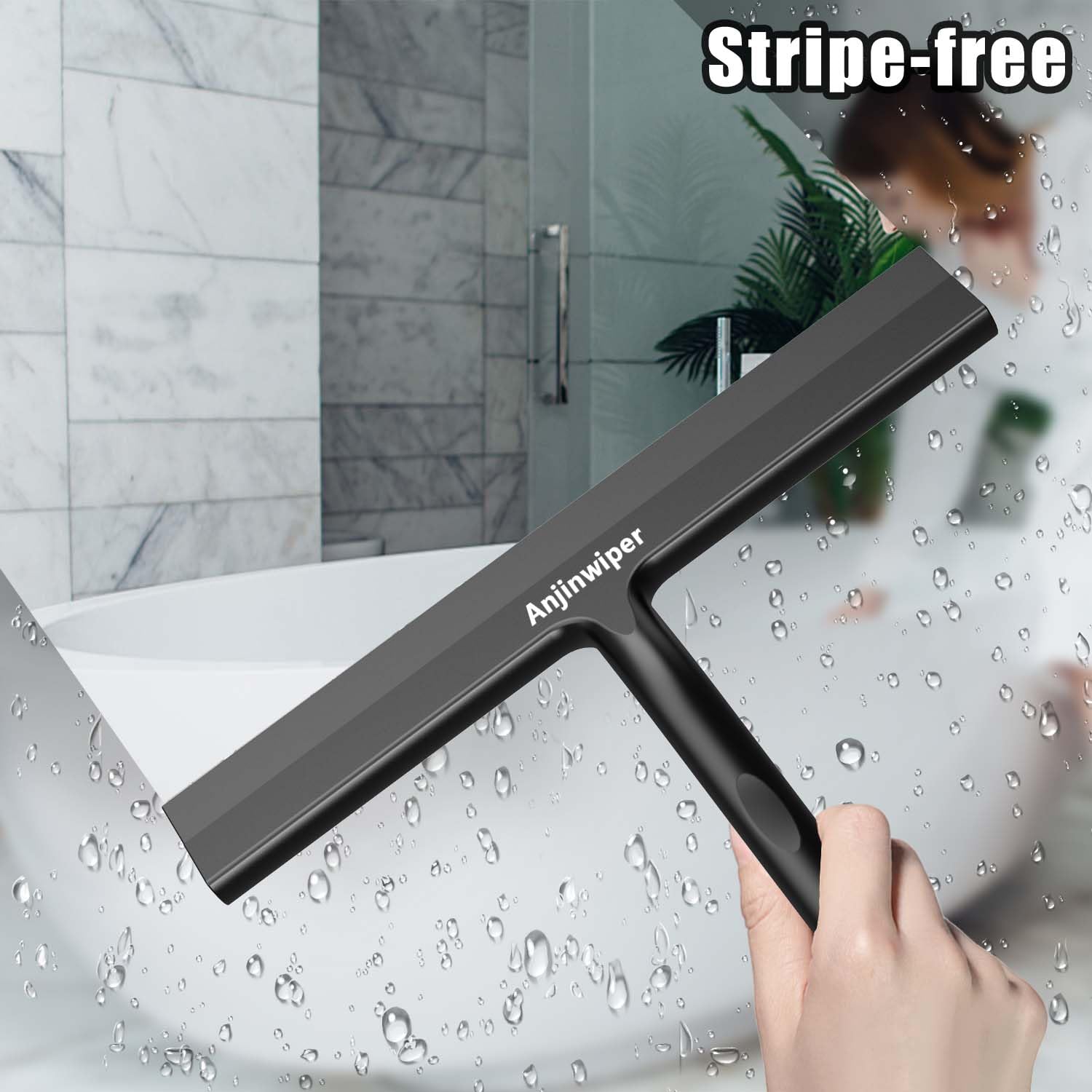 Silikon-Duschabstreifer für Glastüren und Autofenster