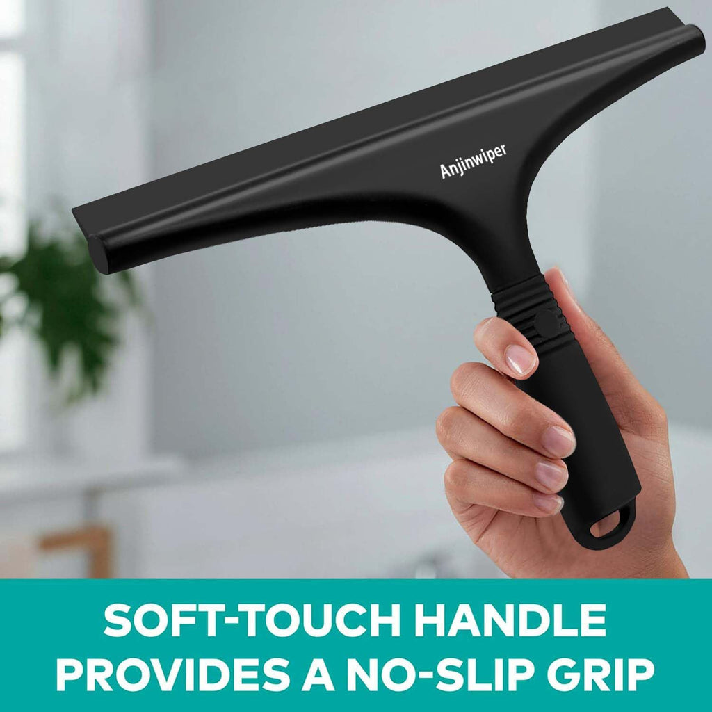 Fensterwischer mit Halterung (Perfekt für Dusche, Fenster,Glas)