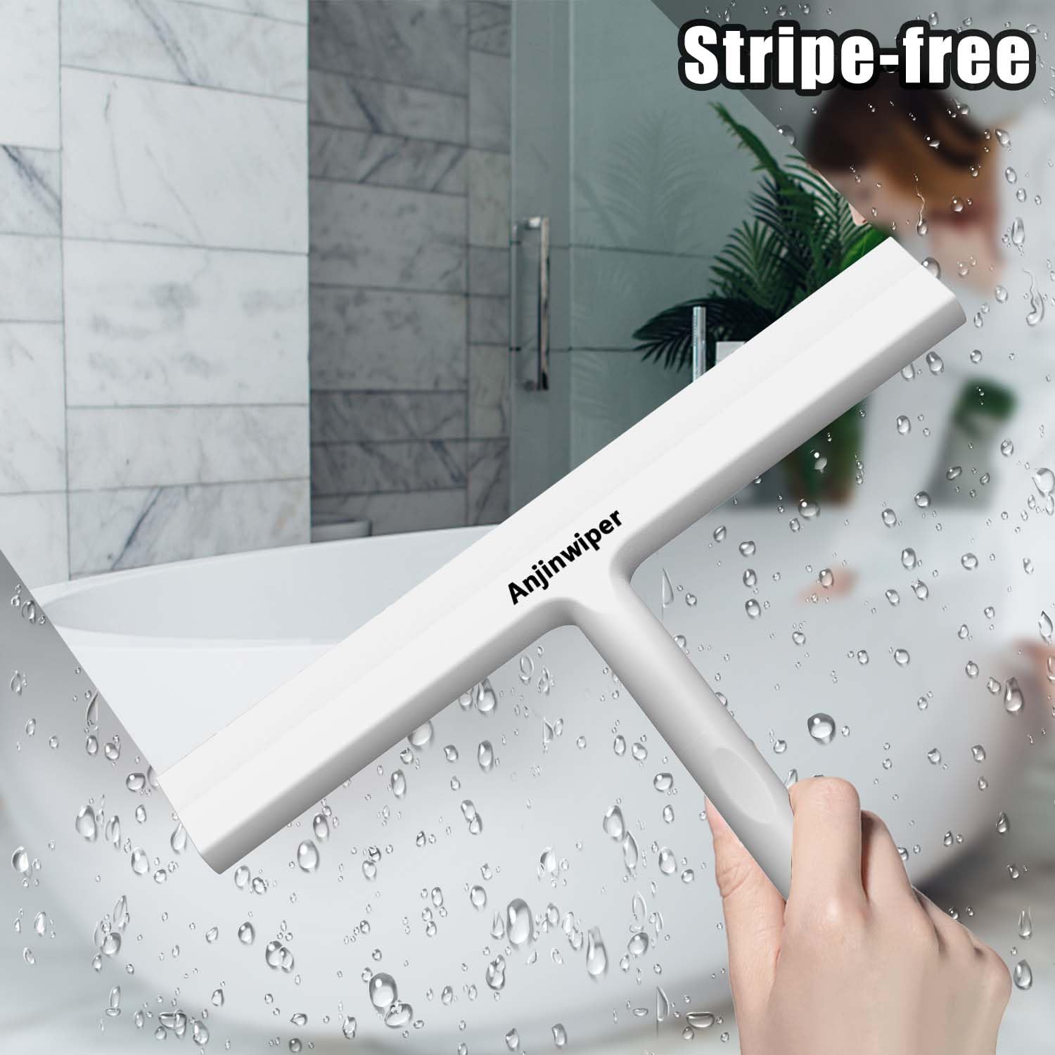 Silikon-Duschabstreifer für Glastüren und Autofenster