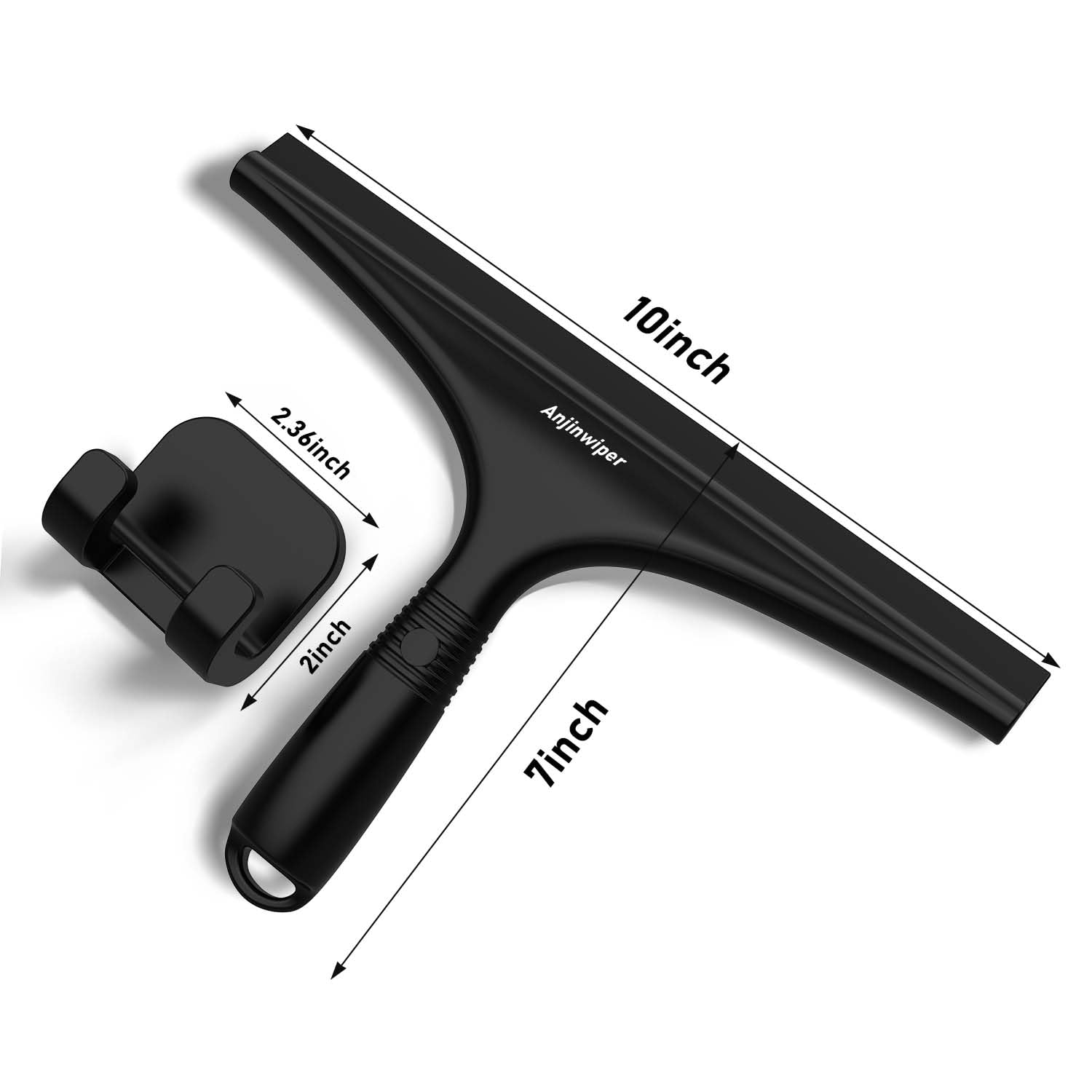 Fensterwischer mit Halterung (Perfekt für Dusche, Fenster,Glas)