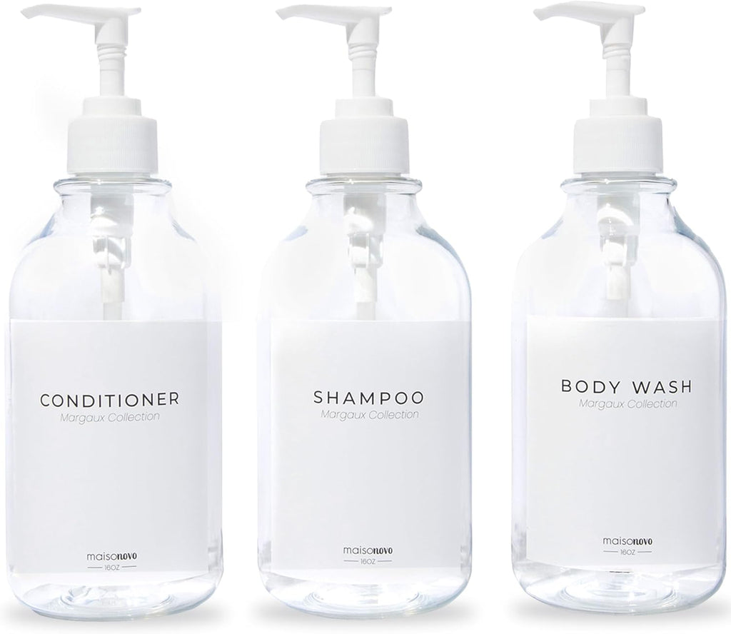 MaisoNovo Shampoo Flaschen zum Befüllen - Seifenspender