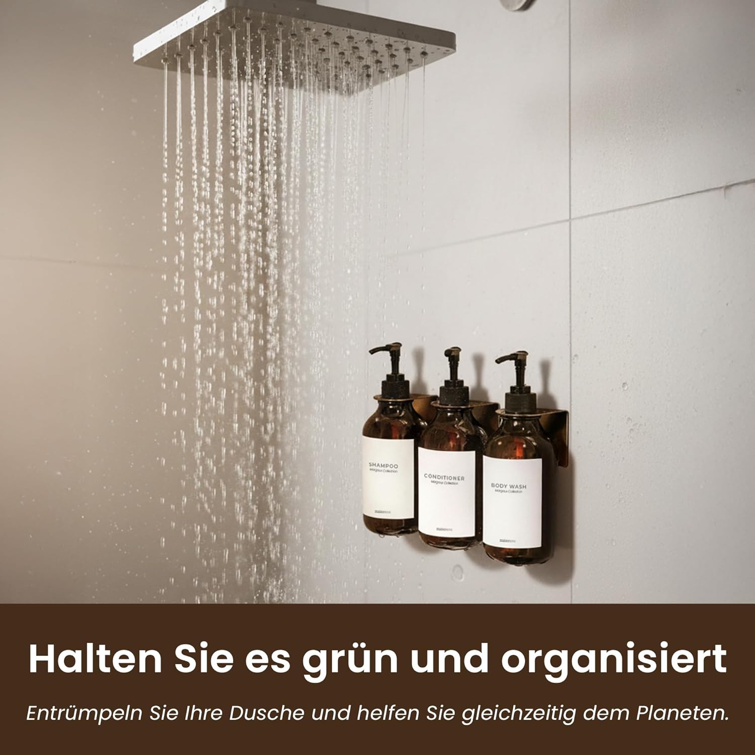 MaisoNovo Shampoo Flaschen zum Befüllen - Seifenspender