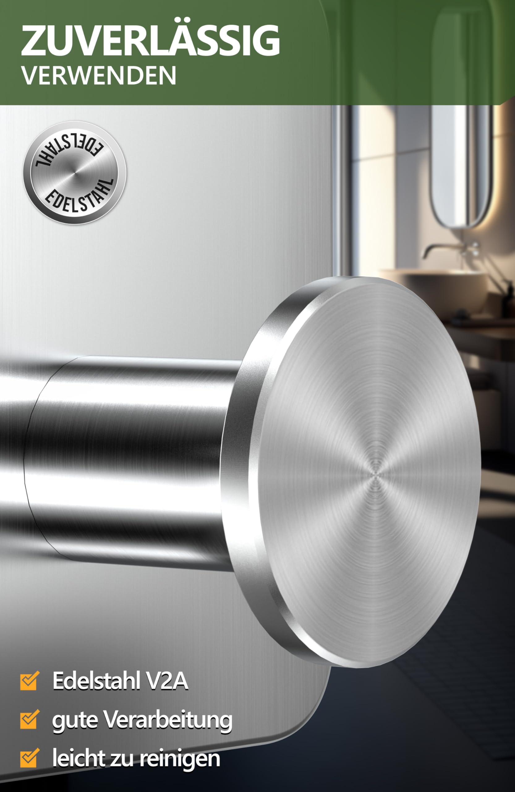 Handtuchhalter ohne Bohren - 4smile