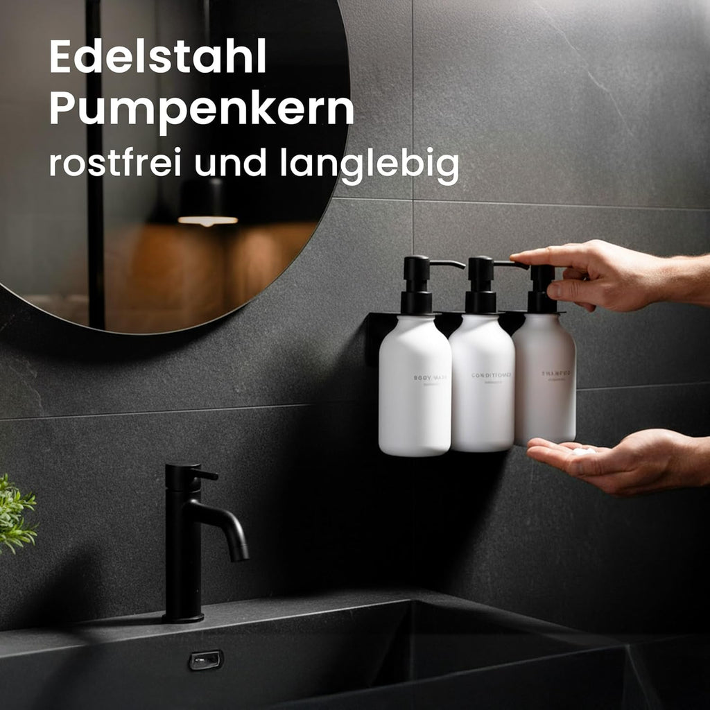 MaisoNovo Shampoo Flaschen zum Befüllen - Seifenspender