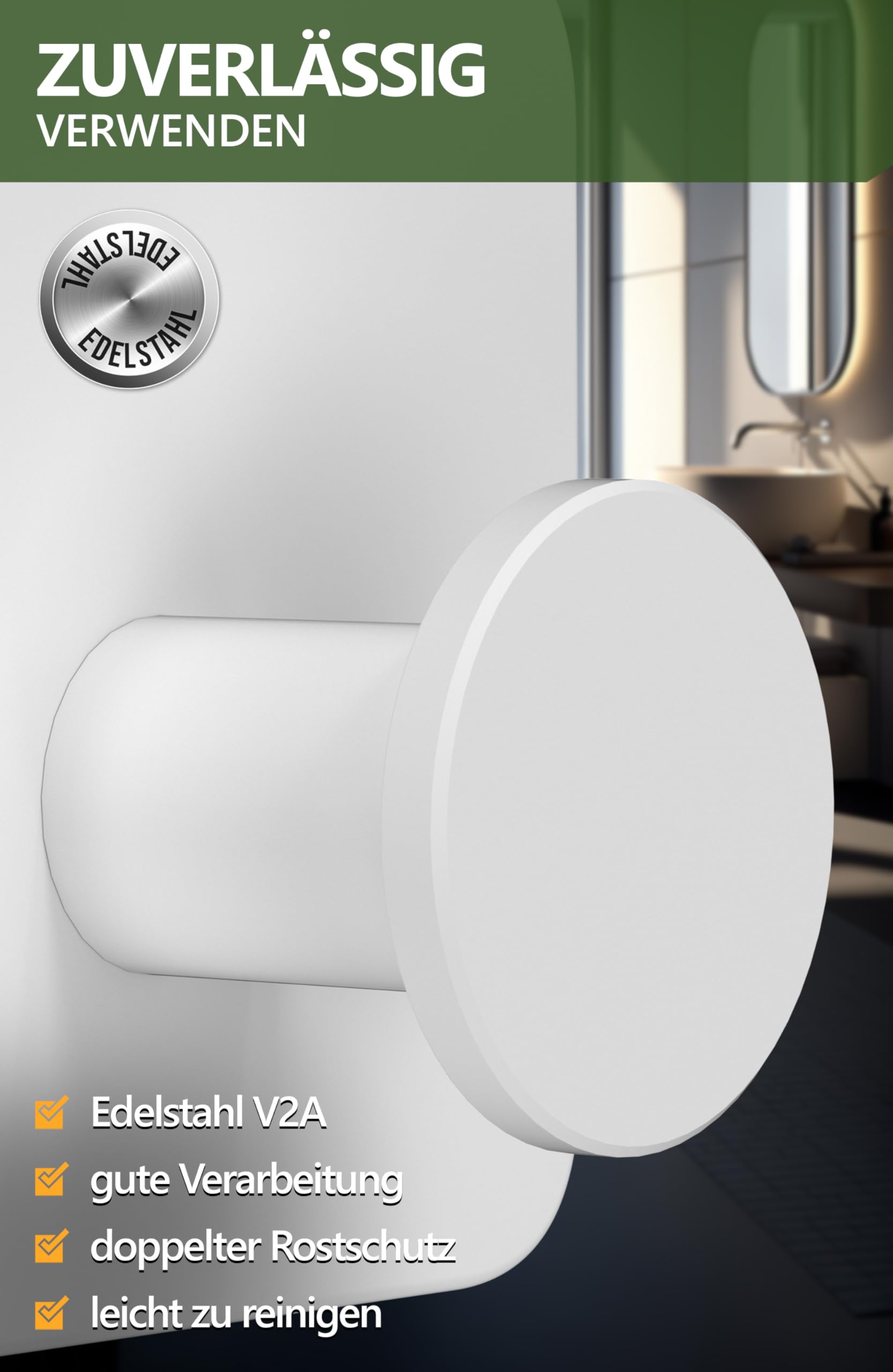 Handtuchhalter ohne Bohren - 4smile