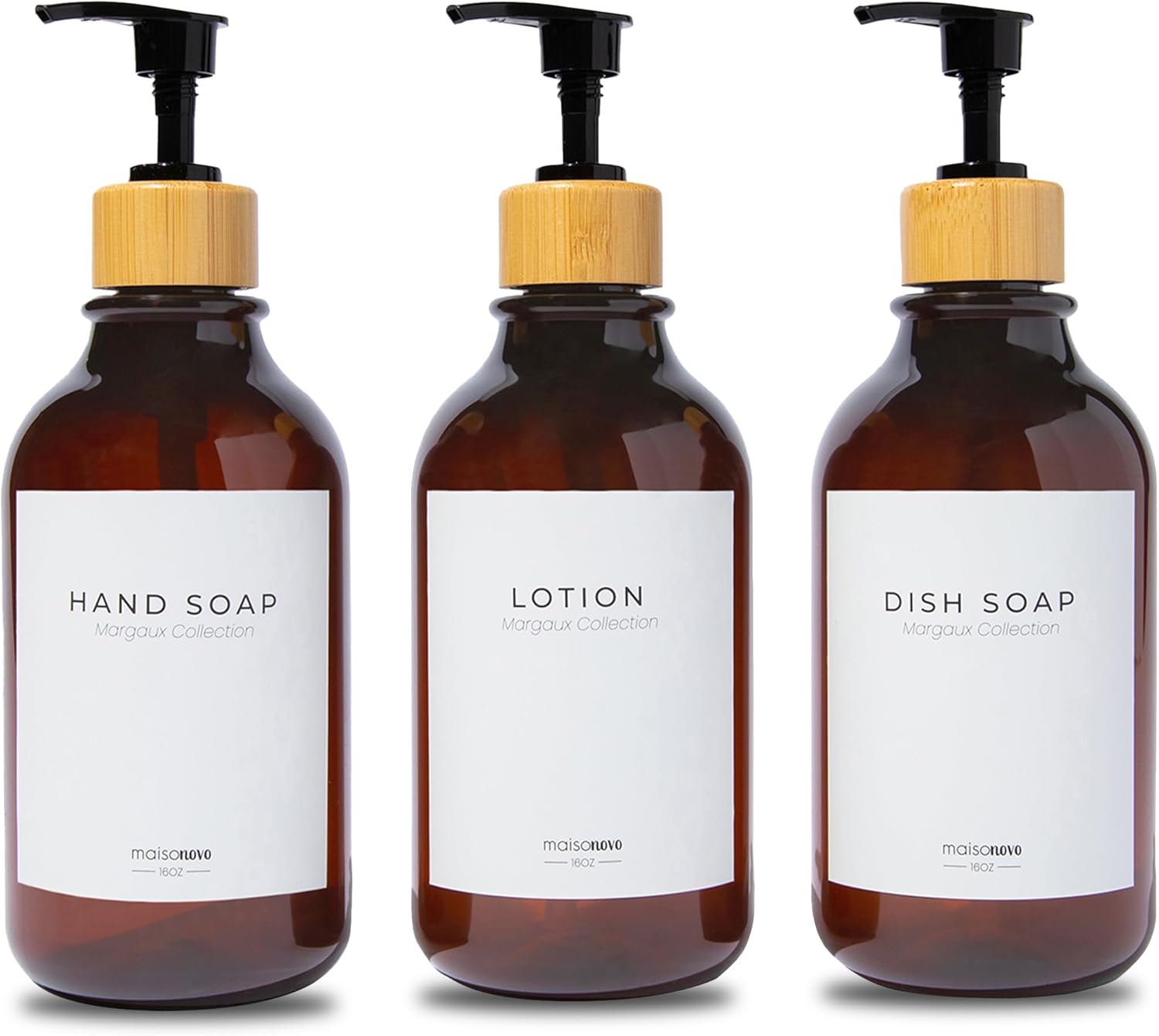 MaisoNovo Shampoo Flaschen zum Befüllen - Seifenspender