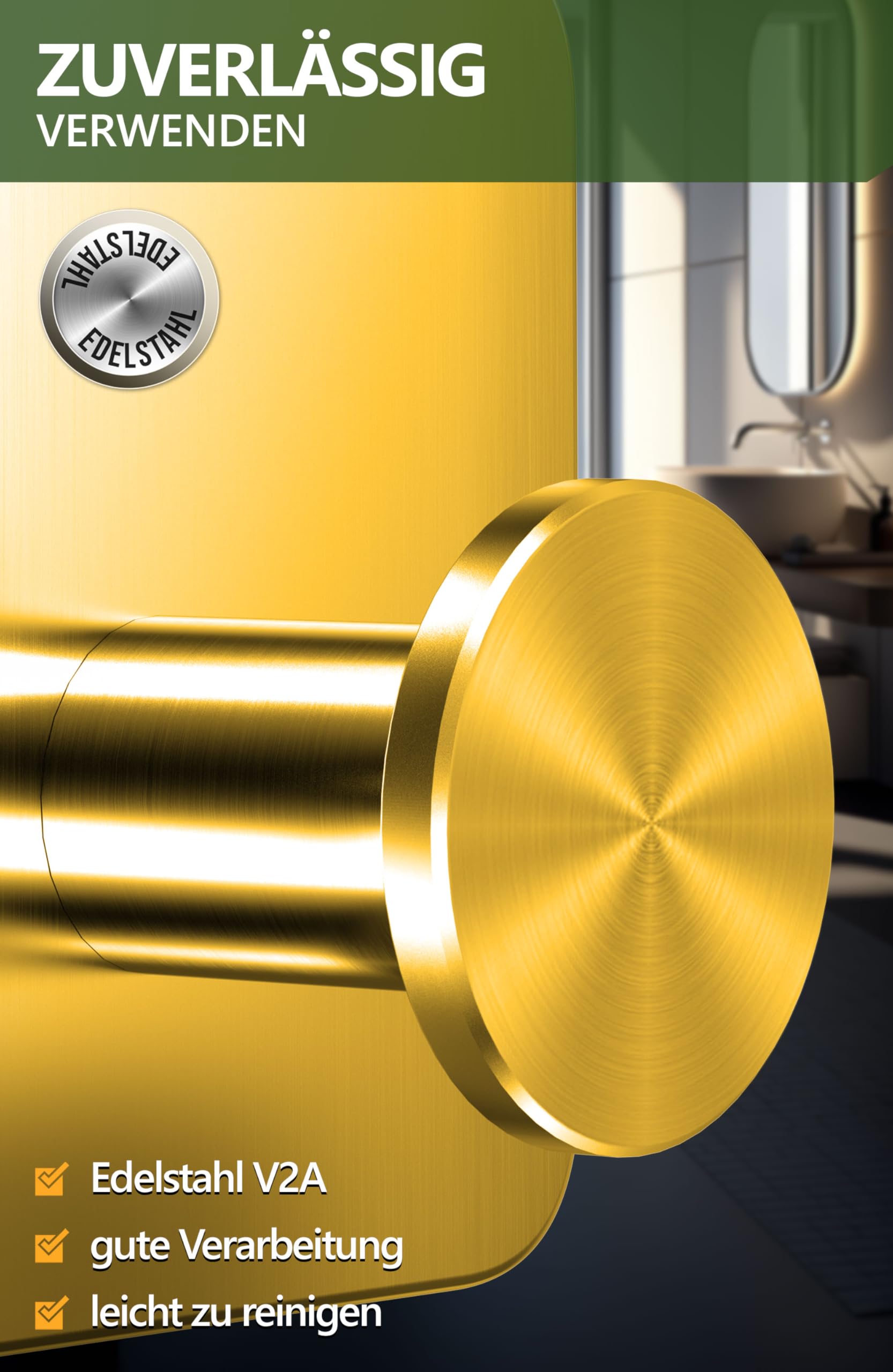 Handtuchhalter ohne Bohren - 4smile