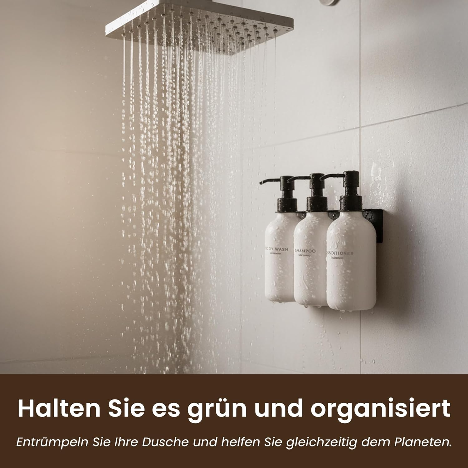 MaisoNovo Shampoo Flaschen zum Befüllen - Seifenspender