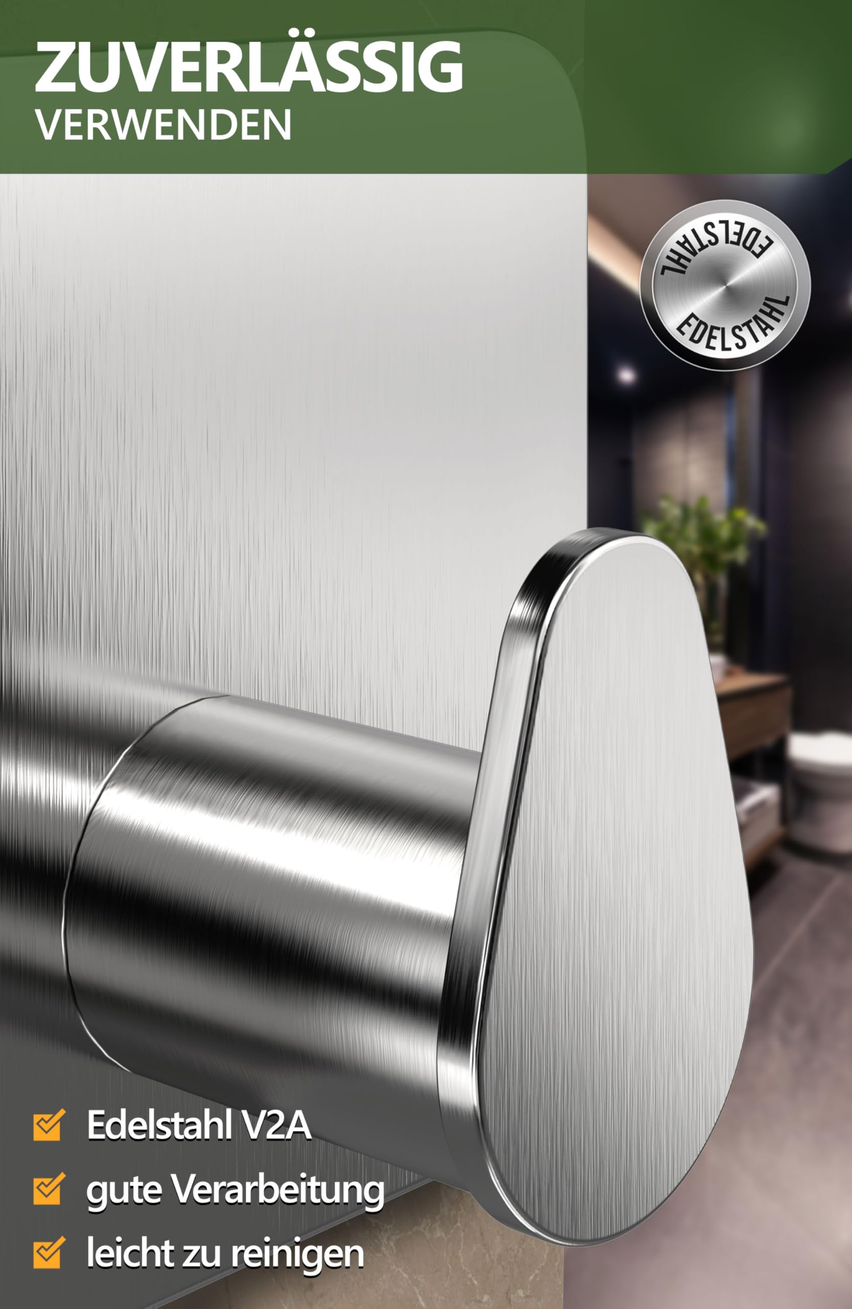 Handtuchhalter ohne Bohren - 4smile