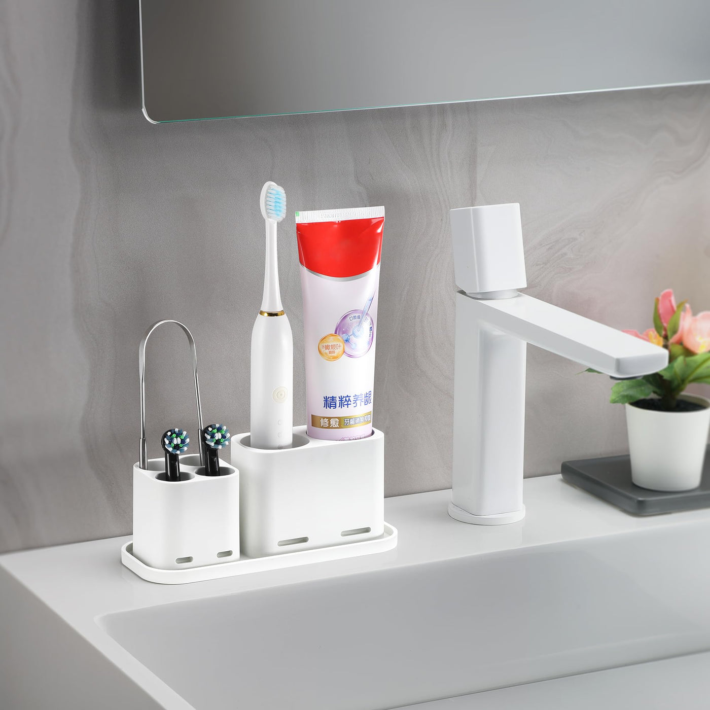 Toothbrush Holder Caddy for Electric Toothbrush