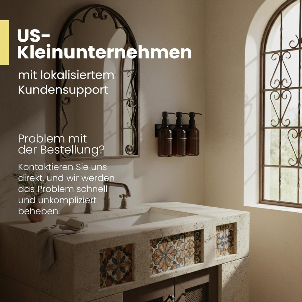 MaisoNovo Shampoo Flaschen zum Befüllen - Seifenspender