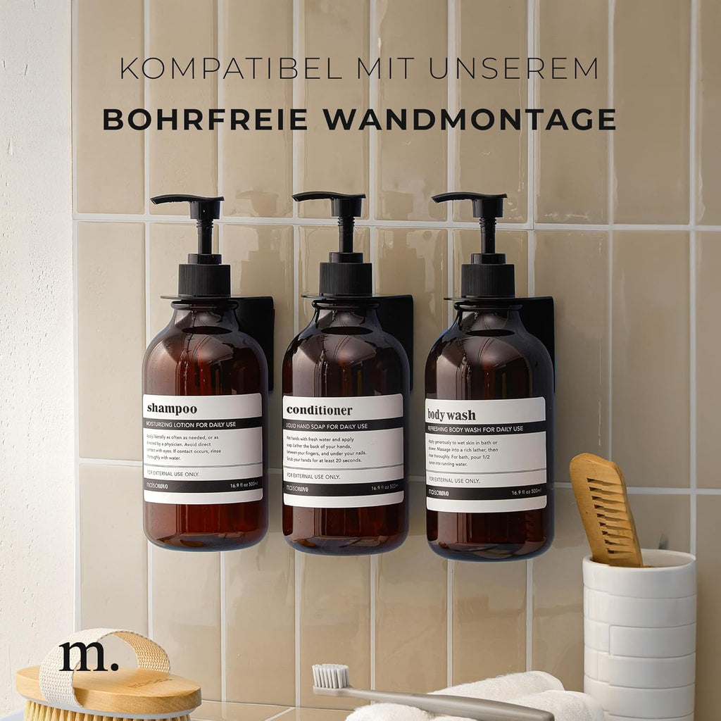 MaisoNovo Shampoo Flaschen zum Befüllen - Seifenspender