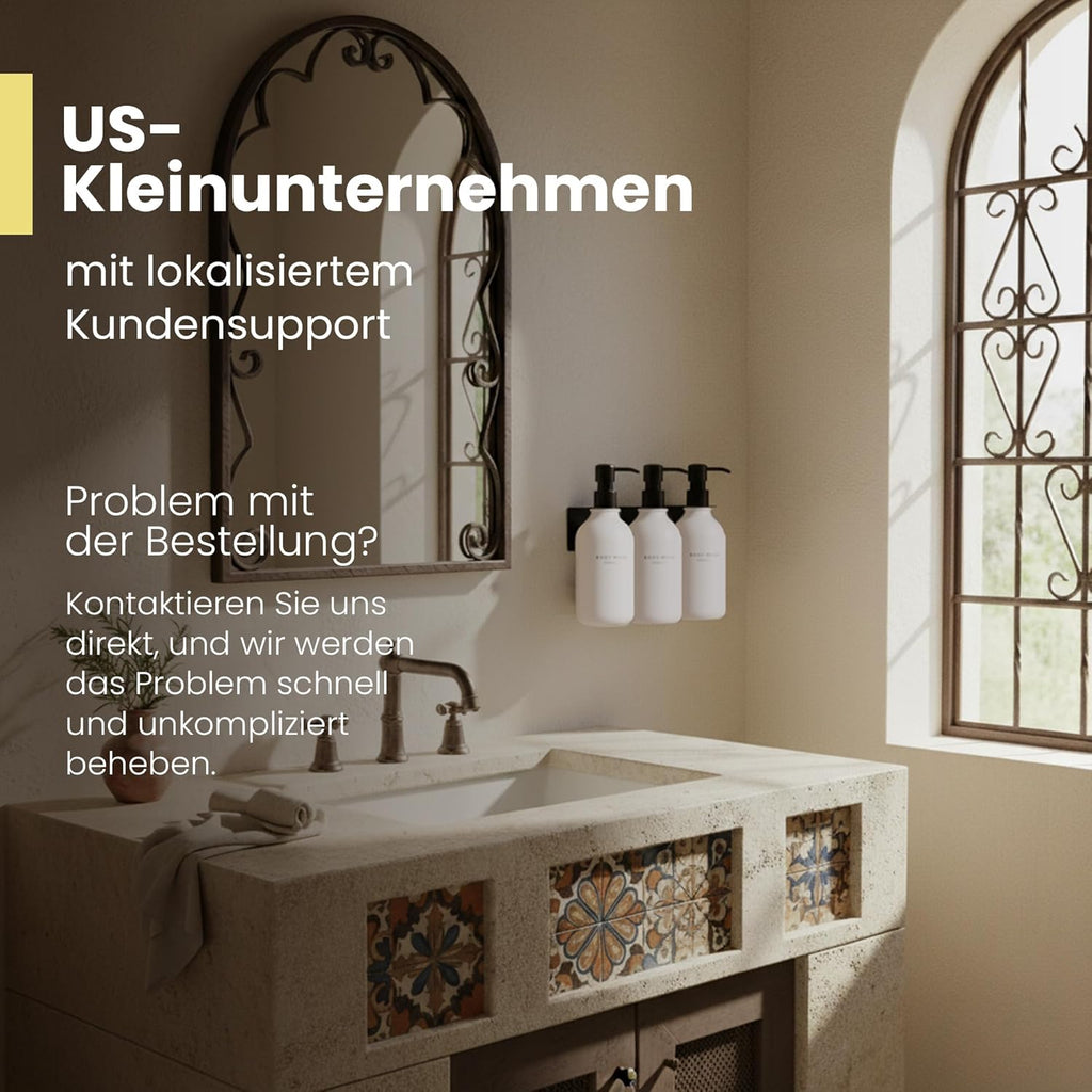 MaisoNovo Shampoo Flaschen zum Befüllen - Seifenspender