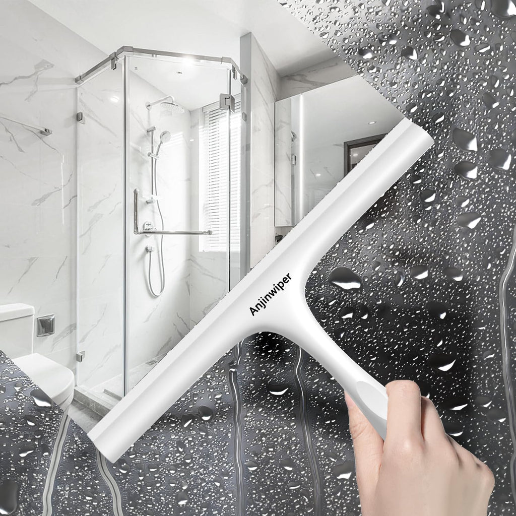 Fensterwischer mit Halterung (Perfekt für Dusche, Fenster,Glas)