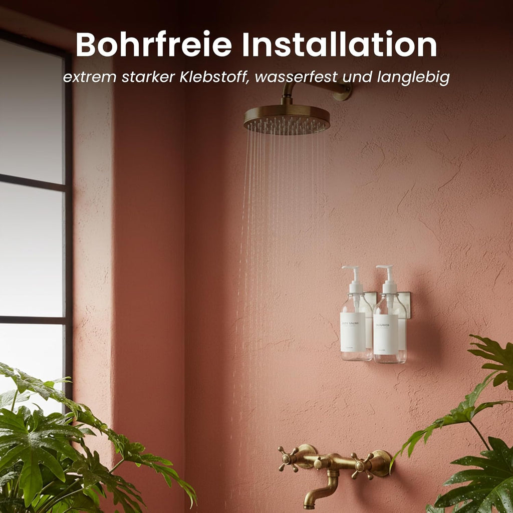 MaisoNovo Shampoo Flaschen zum Befüllen - Seifenspender